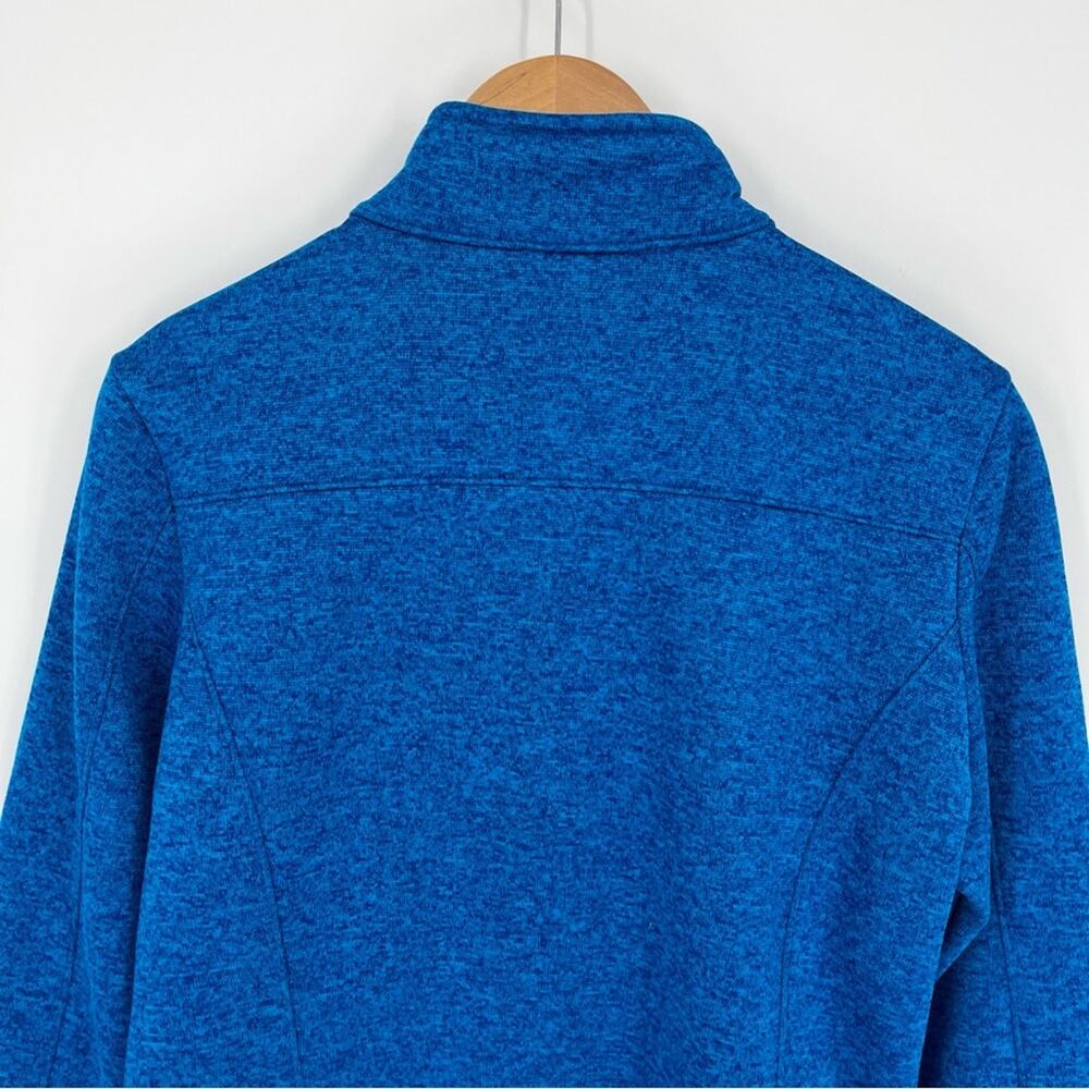 Eddie Bauer Fleece Lined Jacket Women Blue Full Zip Cozy - Size L - Picture 8 of 11